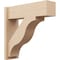 Ekena Millwork 7 1/2-in W x 24-in D x 24-in H Funston Block Rough Cedar Woodgrain TimberThane Outlooker, Primed Tan OUTUR075X24X24FST44RCPR - alternate 1